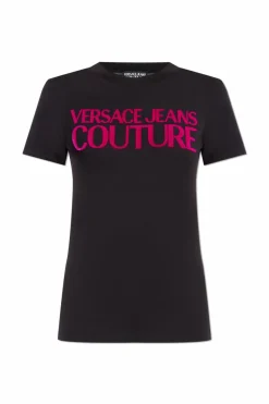 Versace Jeans Couture BLACK T-shirt with logo