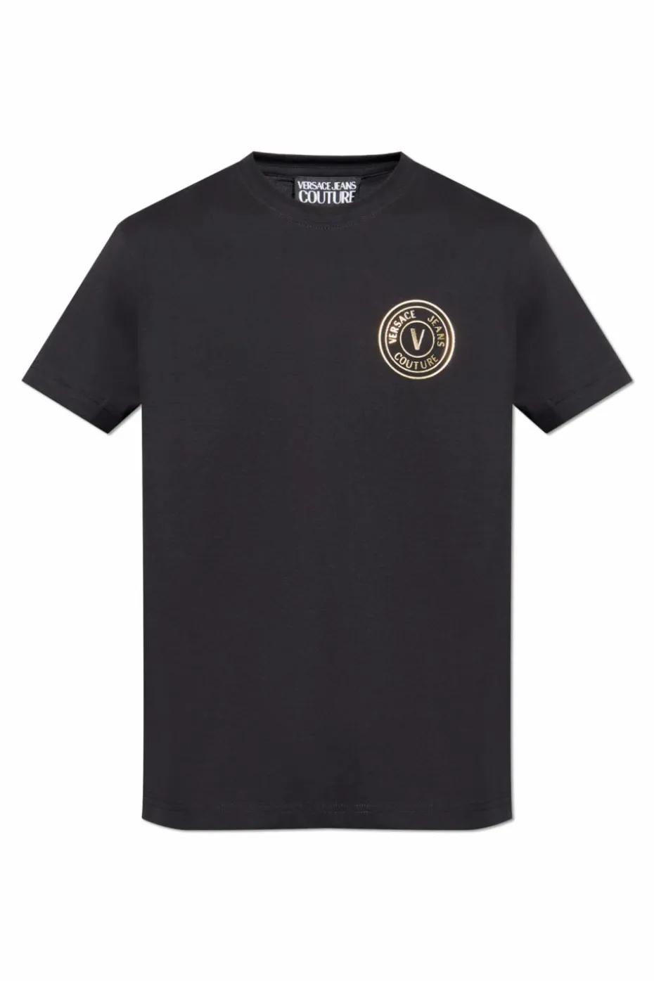 Versace Jeans Couture BLACK T-shirt with printed logo