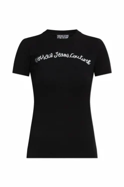 Versace Jeans Couture BLACK T-shirt with logo