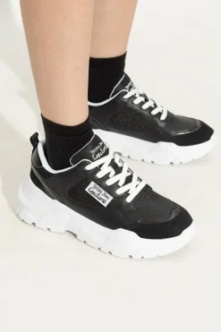Versace Jeans Couture BLACK Sneakers with logo