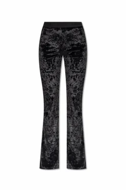 Versace Jeans Couture BLACK Velour pants