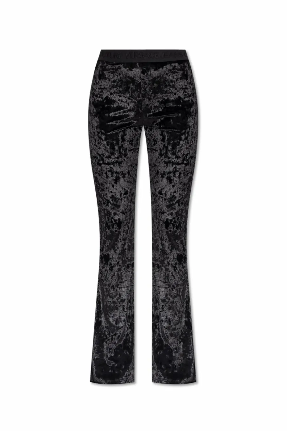 Versace Jeans Couture BLACK Velour pants