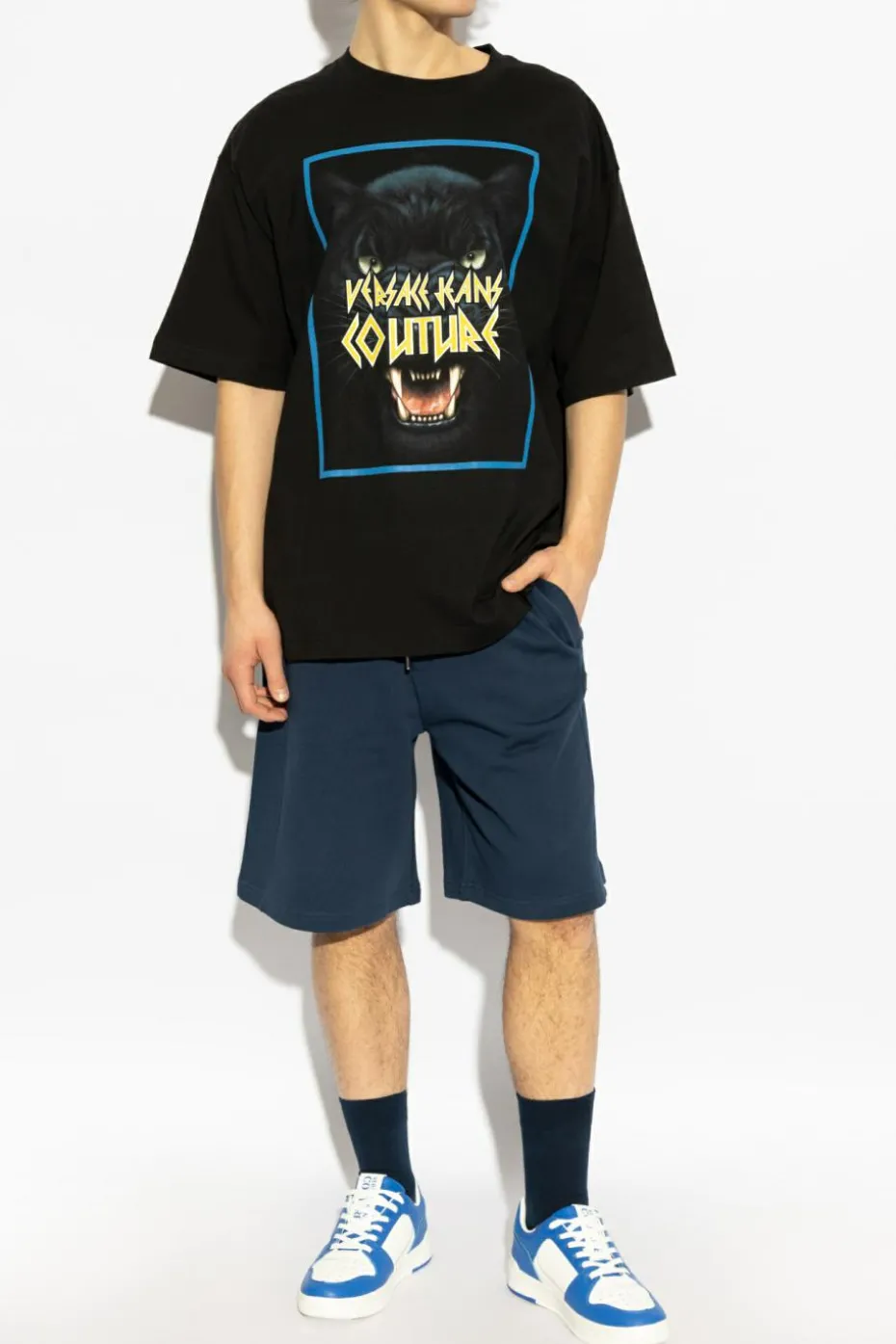 Versace Jeans Couture BLACK Printed T-shirt