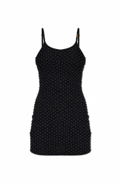 Versace Jeans Couture BLACK Short dress with appliqués