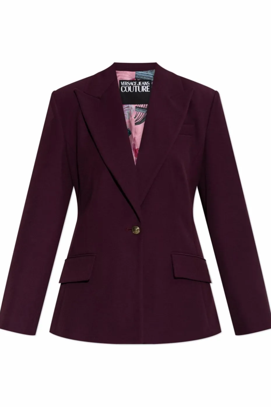 Versace Jeans Couture BURGUNDY Blazer with pockets