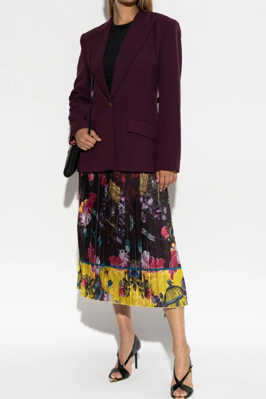 Versace Jeans Couture BURGUNDY Blazer with pockets