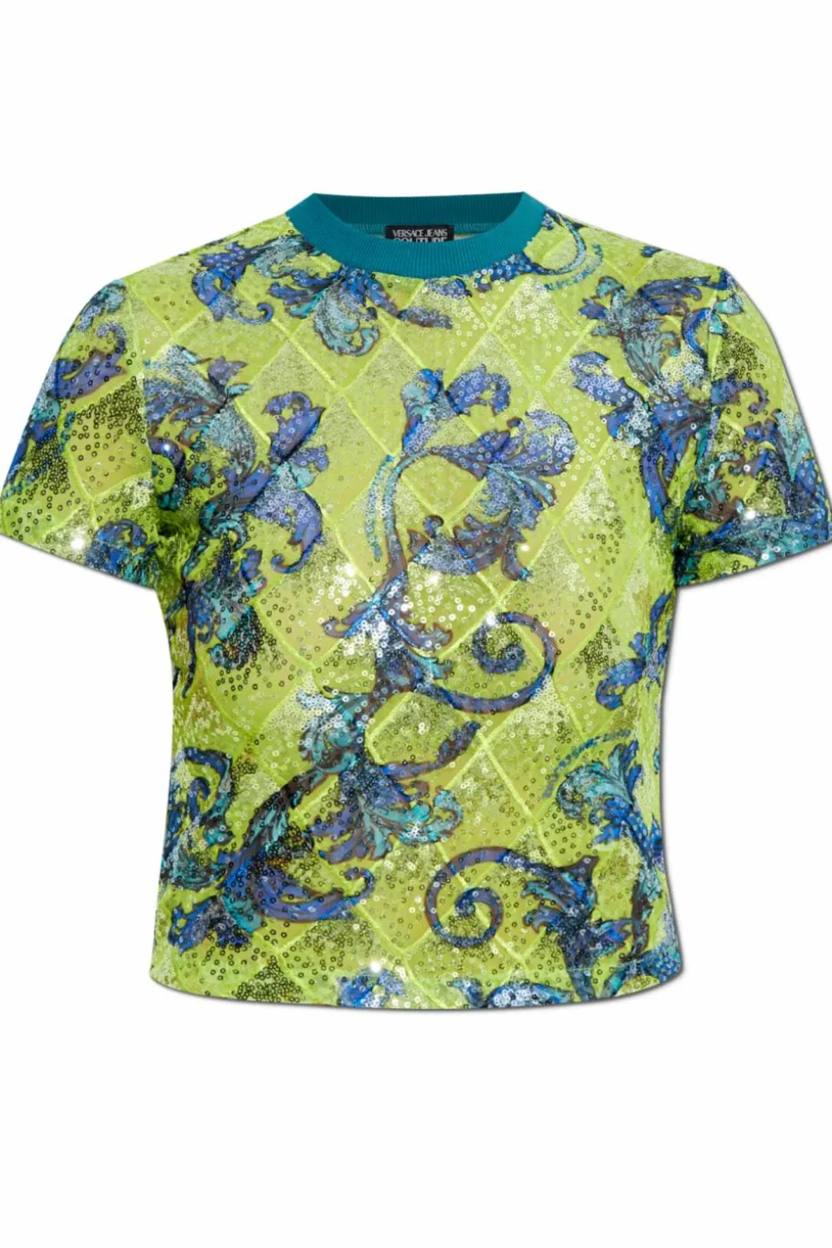 Versace Jeans Couture GREEN Sequin T-shirt