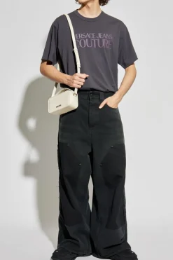 Versace Jeans Couture GREY T-shirt with printed logo