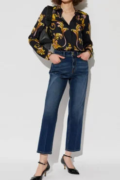 Versace Jeans Couture NAVY BLUE Jeans with tapered legs