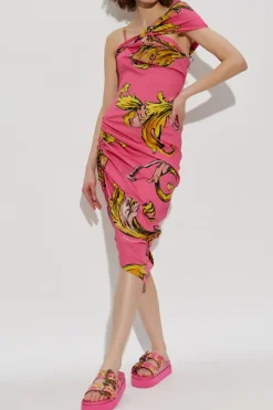 Versace Jeans Couture PINK Dress with Barocco print