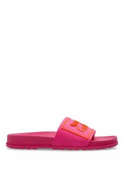 Versace Jeans Couture PINK Rubber sandals with logo