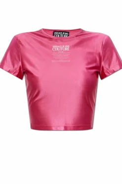 Versace Jeans Couture PINK T-shirt with print
