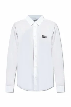 Versace Jeans Couture WHITE Shirt with logo appliquƩ