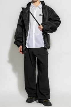 Versace Jeans Couture WHITE Shirt with logo appliqué