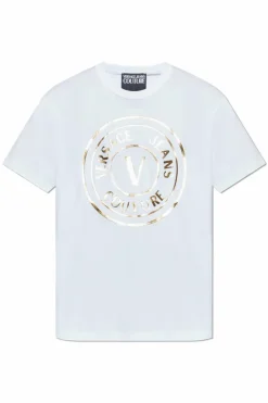 Versace Jeans Couture WHITE T-shirt with printed logo