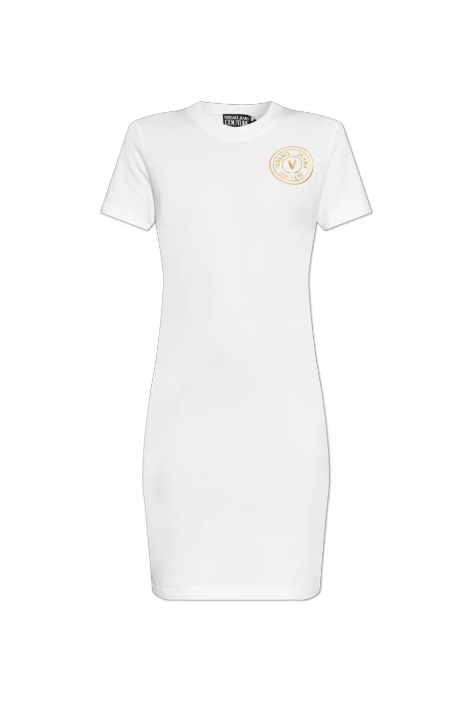Versace Jeans Couture WHITE Dress with printed logo