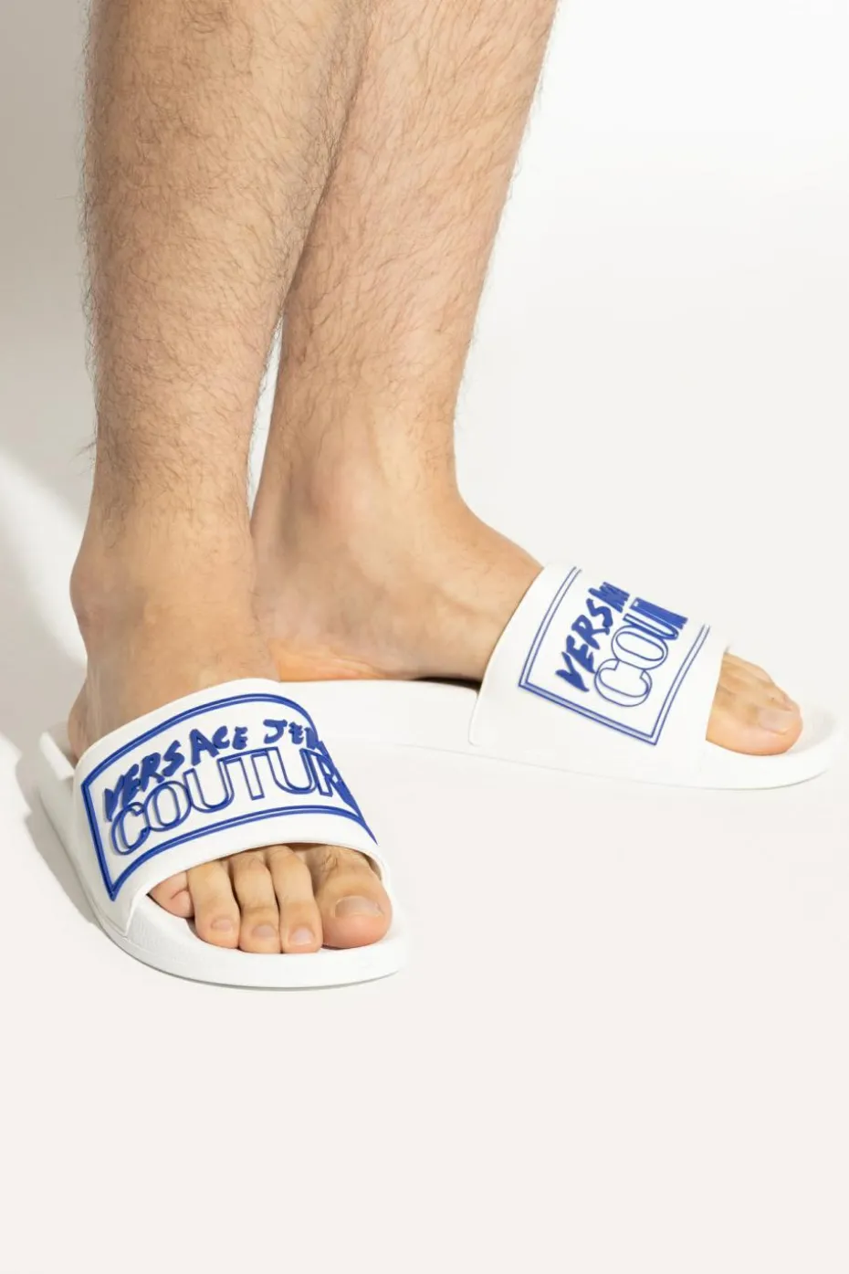 Versace Jeans Couture WHITE Flip-flops with logo