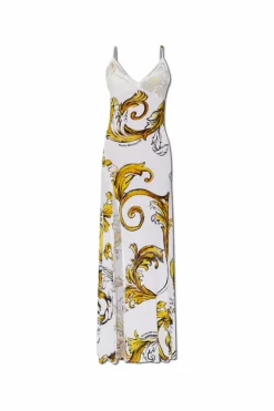 Versace Jeans Couture WHITE Dress with front slit