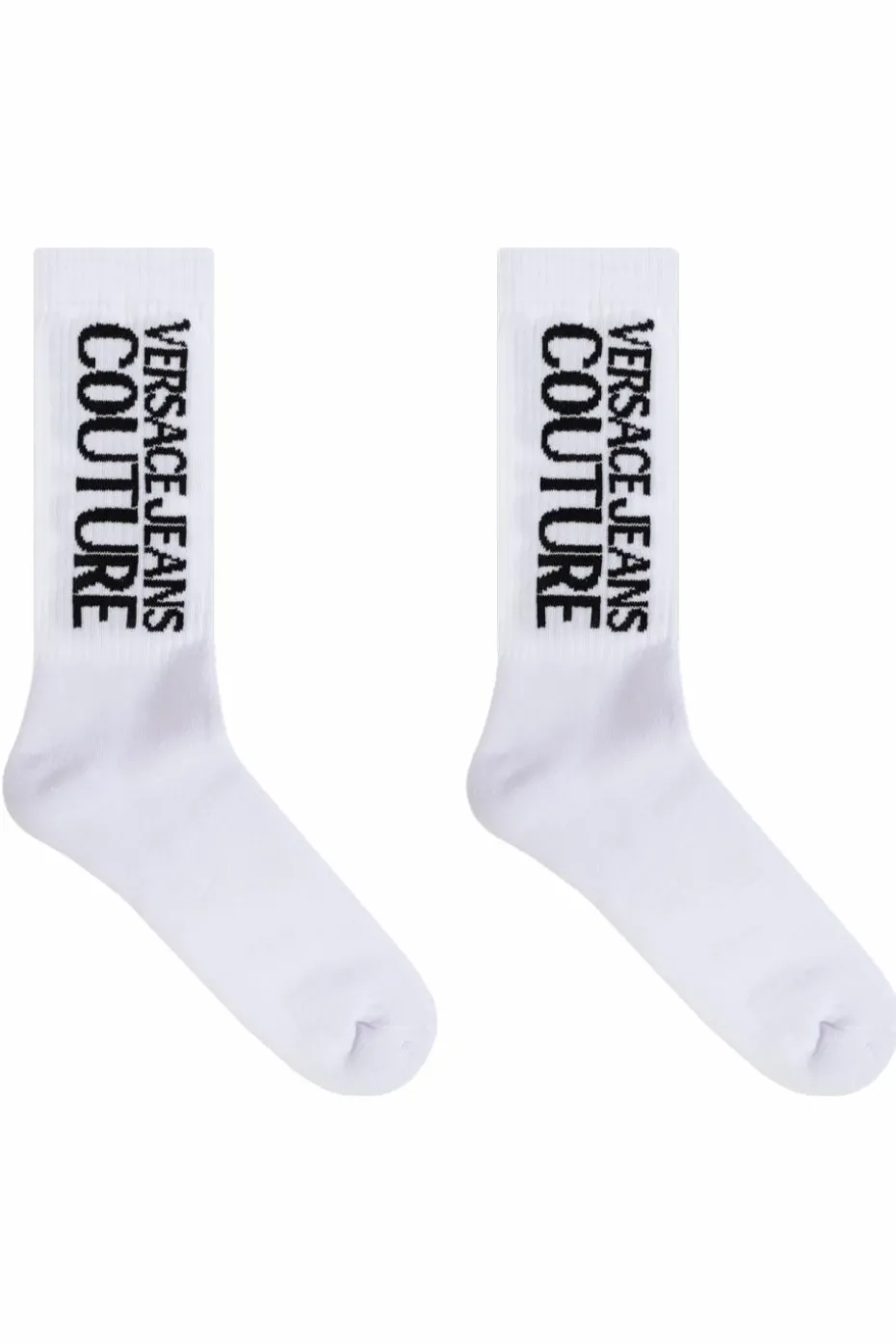 Versace Jeans Couture WHITE Cotton socks with logo