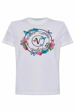 Versace Jeans Couture WHITE T-shirt with colorful print