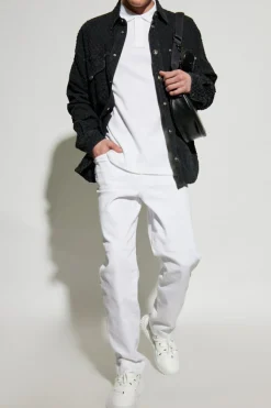 Versace Jeans Couture WHITE Polo with printed logo