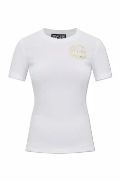 Versace Jeans Couture WHITE T-shirt with printed logo