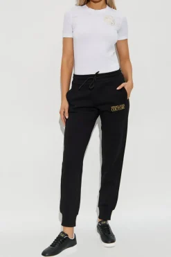 Versace Jeans Couture WHITE T-shirt with printed logo