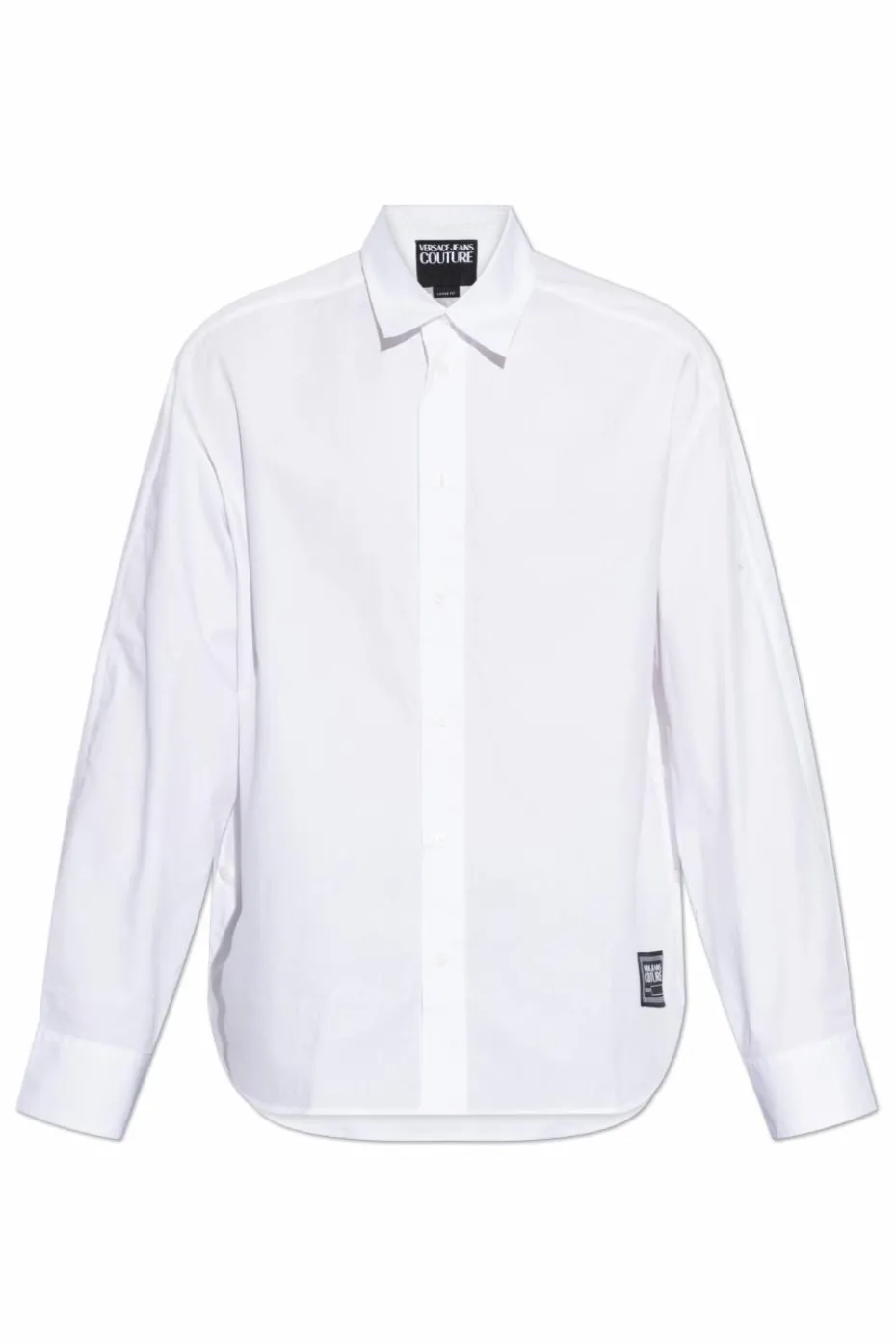Versace Jeans Couture WHITE Shirt with logo patch