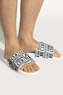 Versace Jeans Couture WHITE Flip-flops with logo