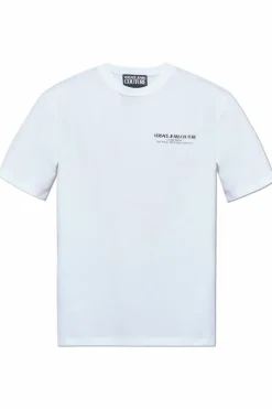 Versace Jeans Couture WHITE T-shirt with printed logo