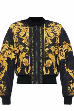 Versace Jeans Couture YELLOW Reversible bomber jacket