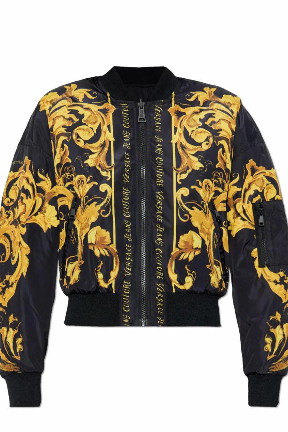 Versace Jeans Couture YELLOW Reversible bomber jacket