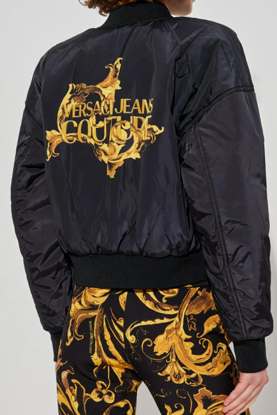 Versace Jeans Couture YELLOW Reversible bomber jacket