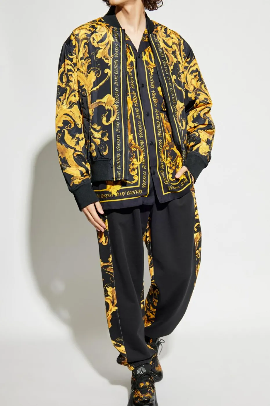 Versace Jeans Couture YELLOW Shirt with logo