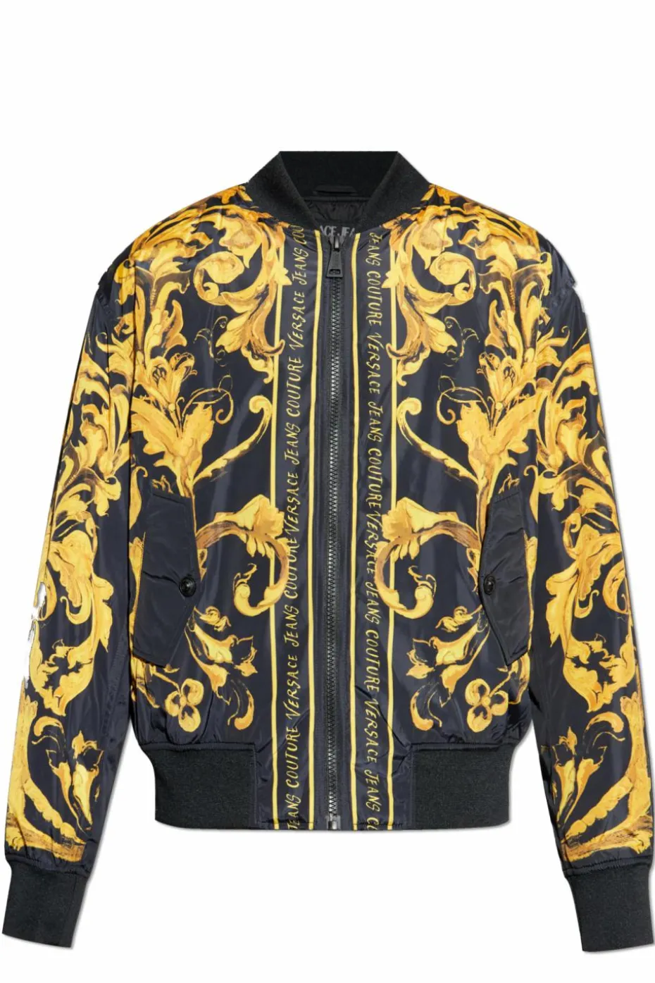Versace Jeans Couture YELLOW "Bomber"-style jacket