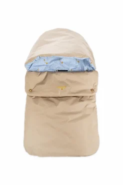 Versace Kids beige Sleeping bag with logo