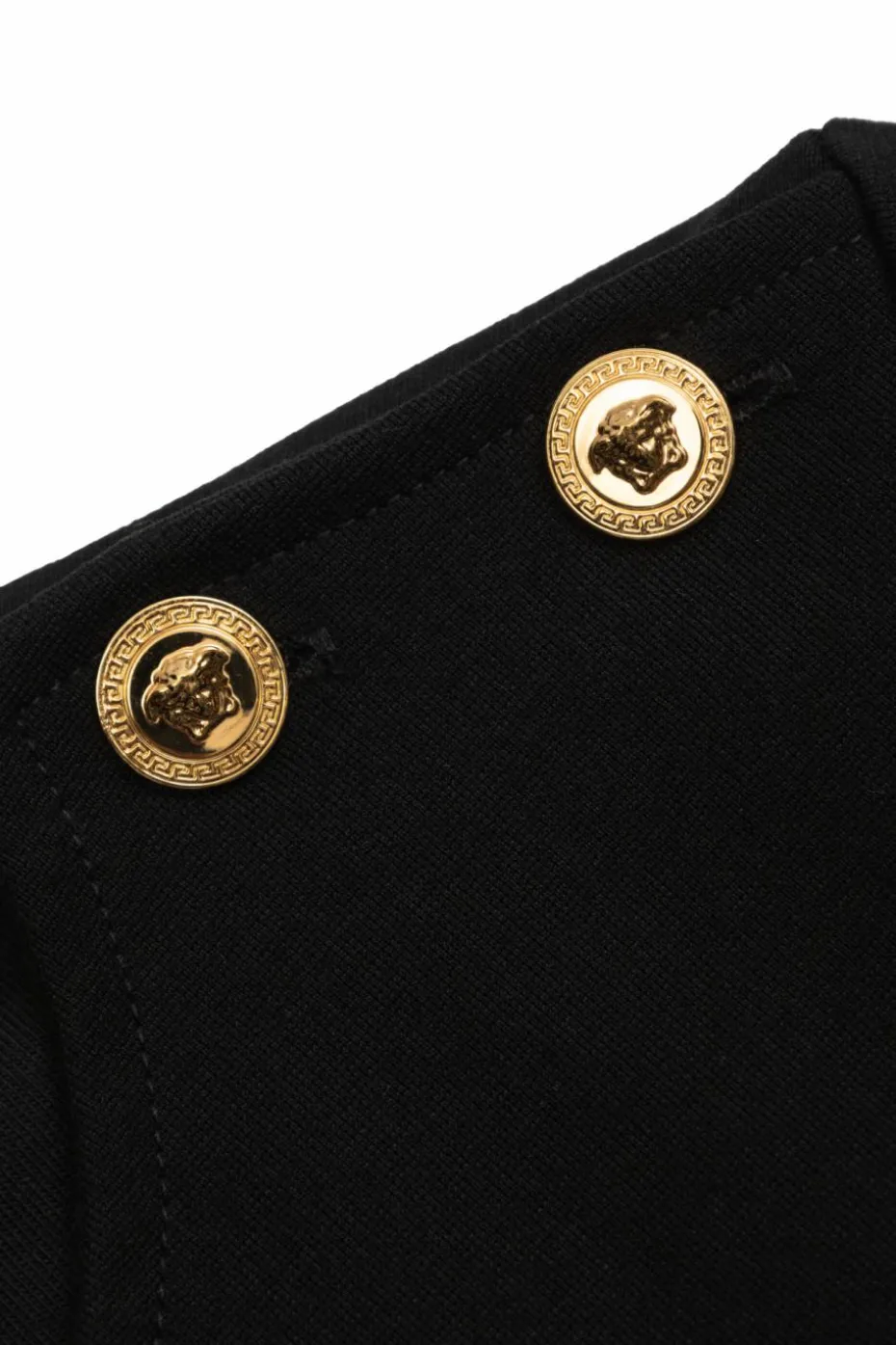 Versace Kids BLACK Dress with logo