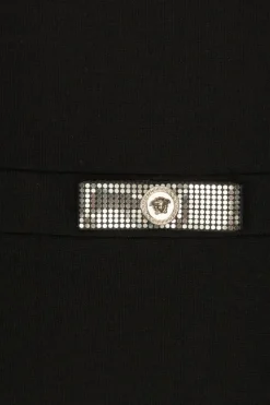 Versace Kids BLACK Dress with applique
