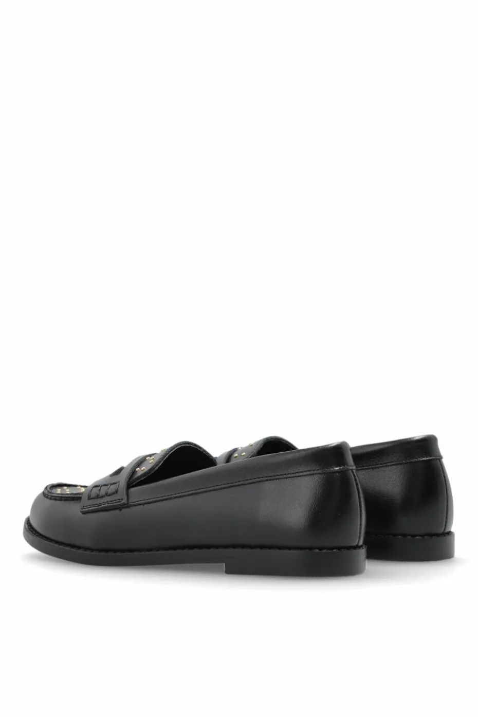 Versace Kids BLACK Leather "loafers" shoes