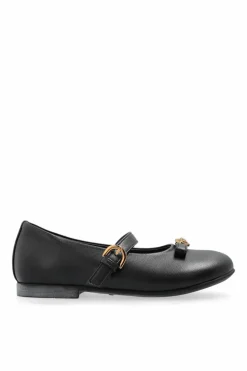 Versace Kids BLACK Leather flats