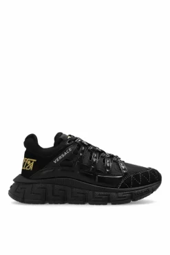 Versace Kids BLACK āTrigrecaā sneakers