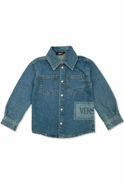 Versace Kids BLUE Denim shirt