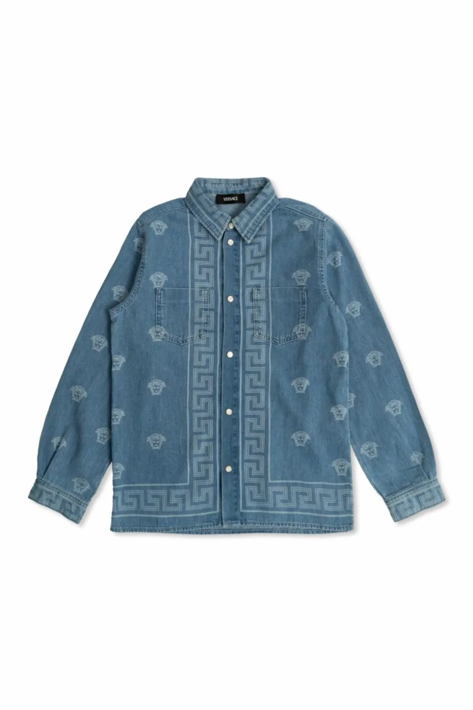 Versace Kids BLUE Denim shirt