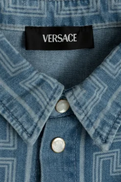 Versace Kids BLUE Denim shirt