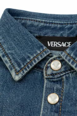 Versace Kids BLUE Denim shirt