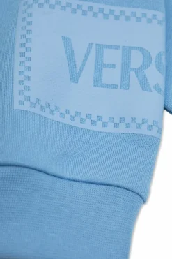 Versace Kids BLUE Sweatshirt with logo