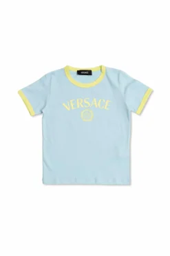 Versace Kids BLUE T-shirt with logo
