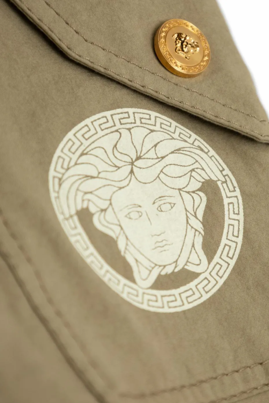 Versace Kids GREEN Pants with pockets