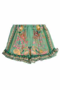 Versace Kids GREEN Patterned shorts