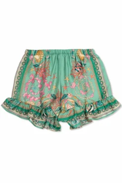 Versace Kids GREEN Patterned shorts